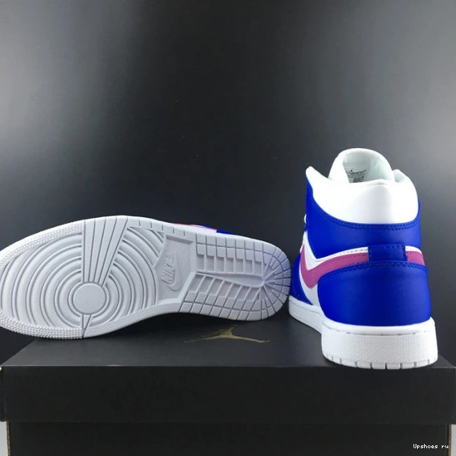 AIR MID JORDAN VIOLET-WHITE 1 ROYAL HYPER HYPER 554724-451 1105